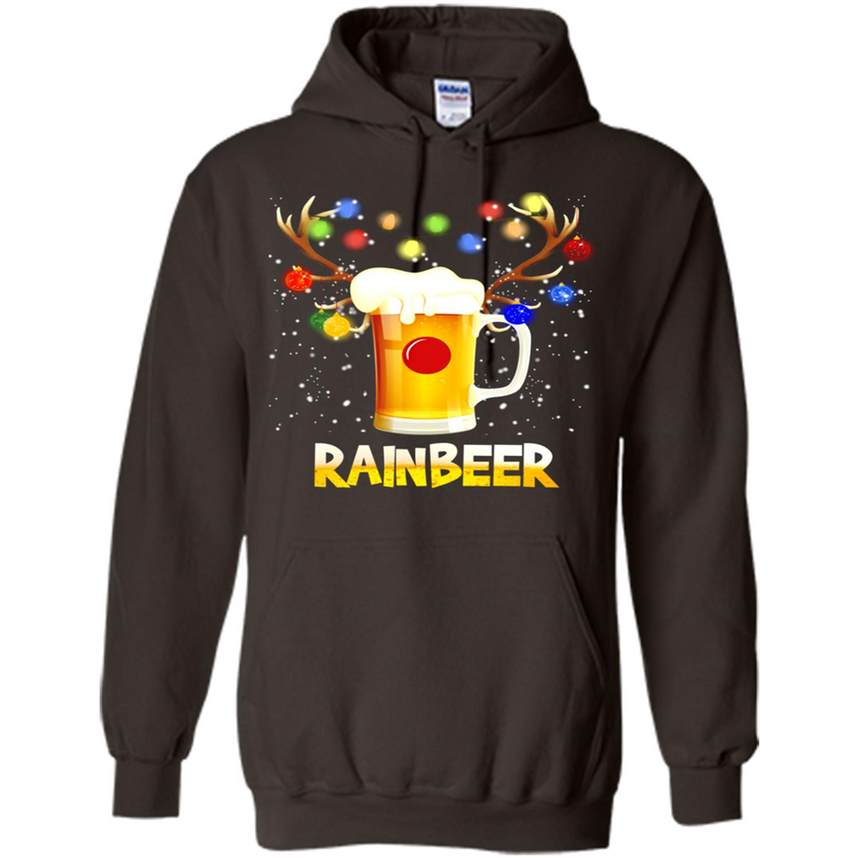Rainbeer Christmas Reindeer Beer Drinking