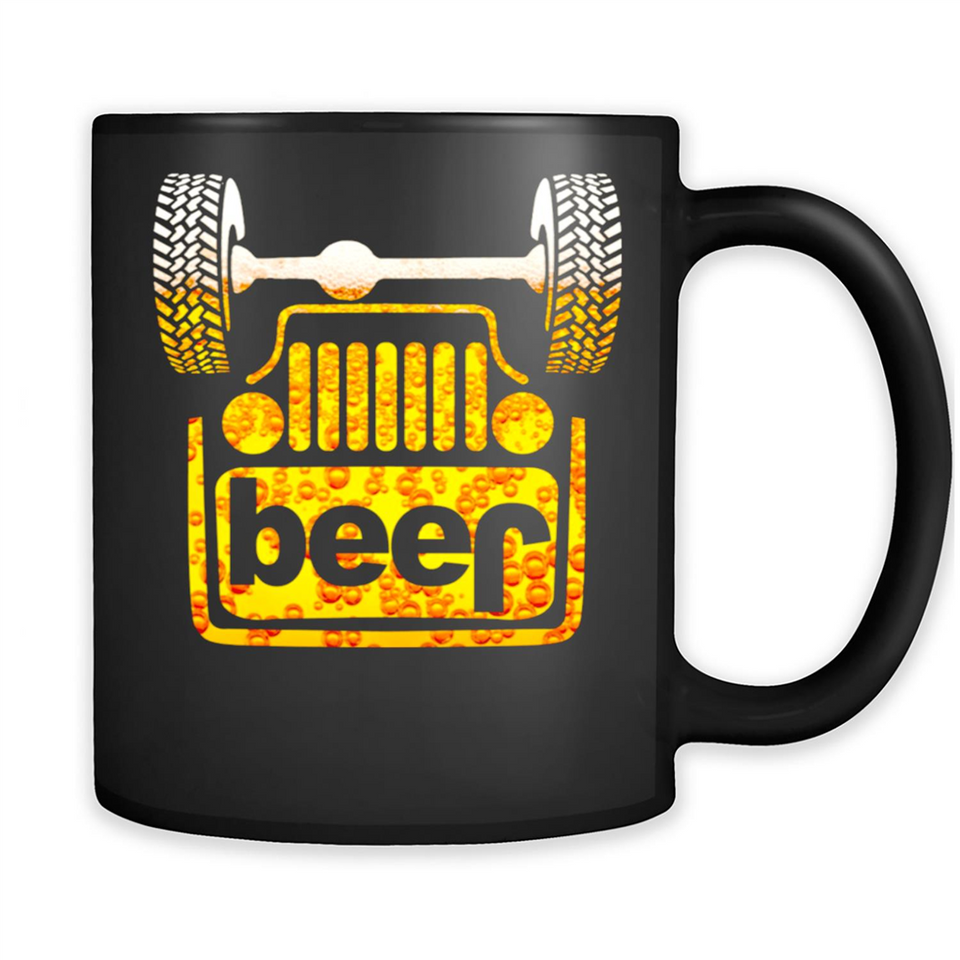 Jeep Reverse Beer Off Roading Funny Drinking