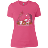 Let Heaven And Nature Sing Christmas Sweater PINGPONG - Ladies' Boyfriend T-Shirt