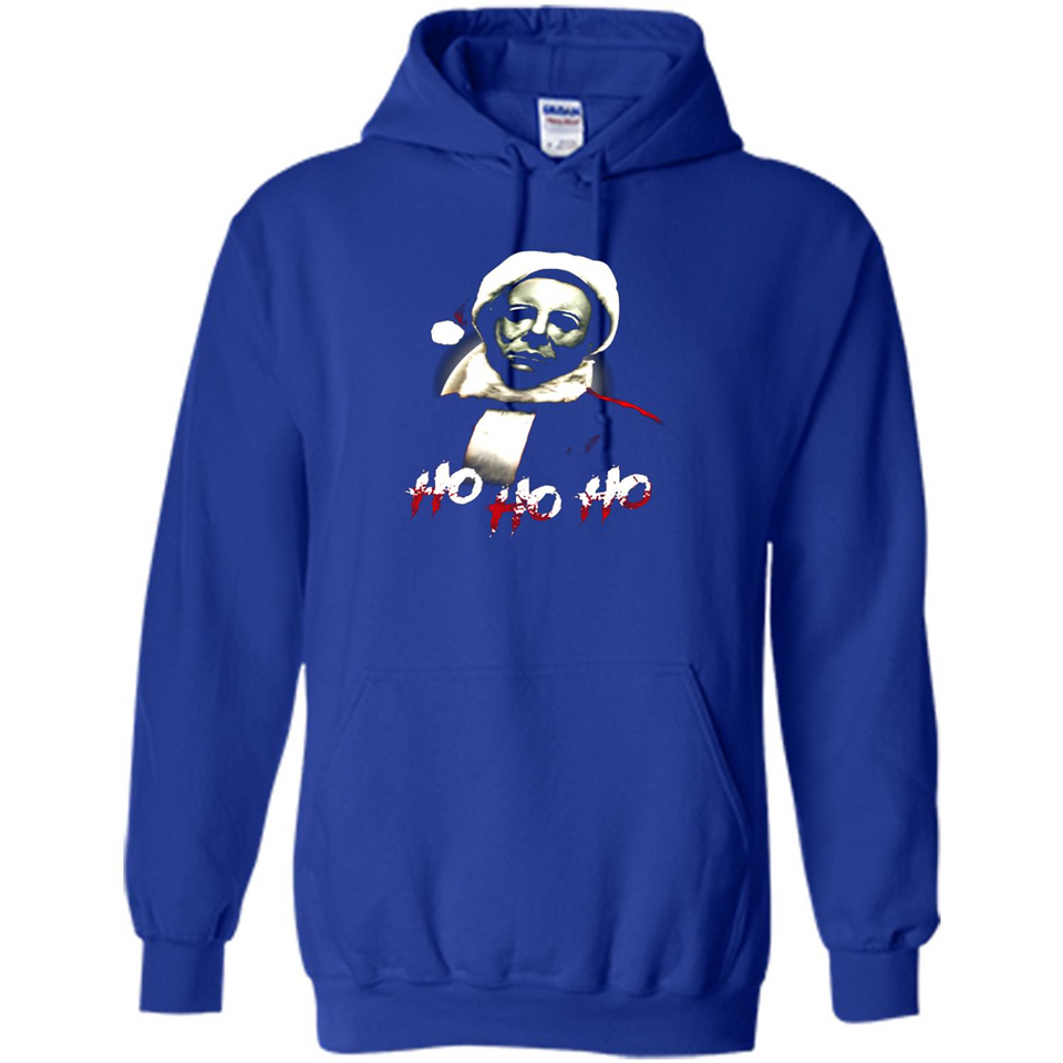 Santa Michael Myers Ho Ho Ho Merry Christmas Sweatshirt - Hoodie
