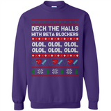 Nurse Christmas Deck The Hall Beta Blockers Sweatshirt - Sweatshirt