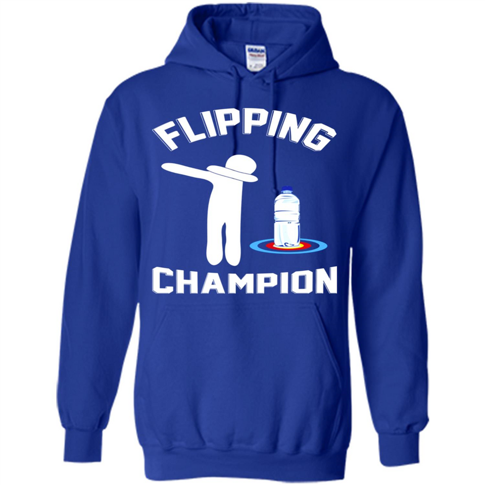 Water Bottle Flipping Tshirt Dabbing Flipping Champion - Hoodie