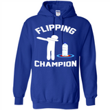 Water Bottle Flipping Tshirt Dabbing Flipping Champion - Hoodie