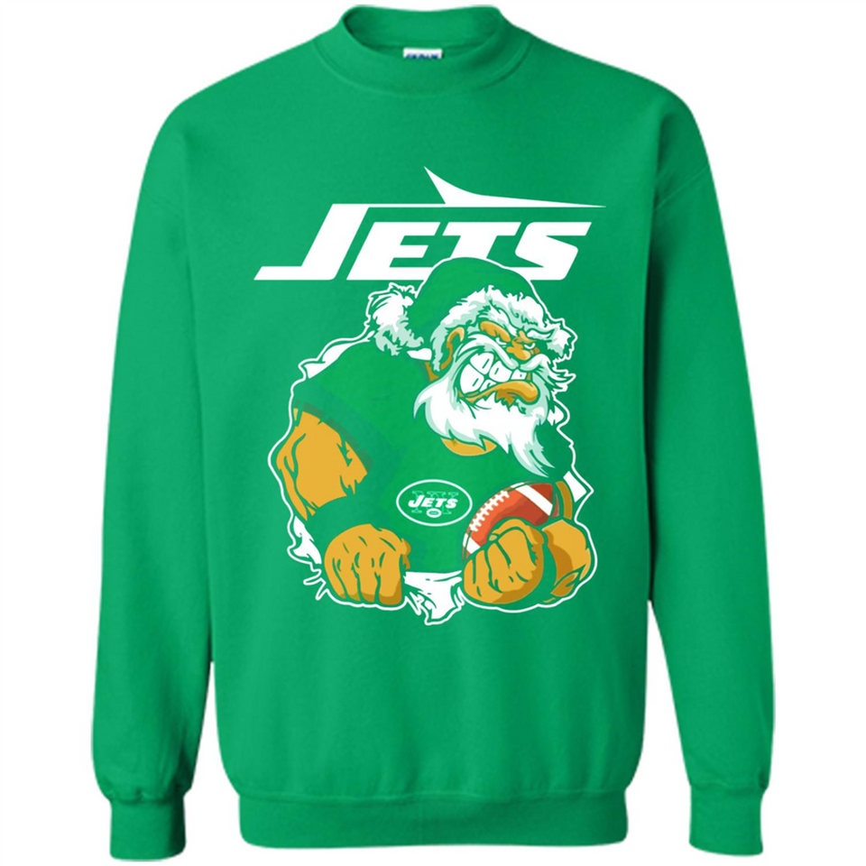 Grumpy Santa Claus Jets Football Team PINGPONG