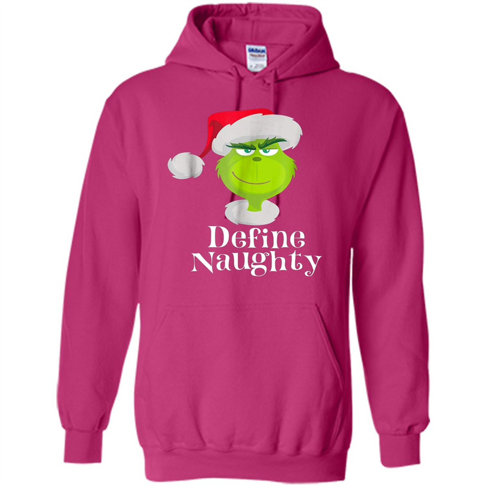 Santa Grinch Define Naughty Christmas Sweatshirt - Hoodie