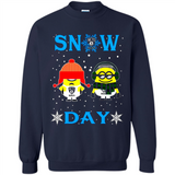 Snow Day Shirt For Brooklyn Nets Vs Minion Fans pingpong