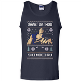 Omae Wa Mou Shindeiru Ugly Christmas Sweater - Tank Top