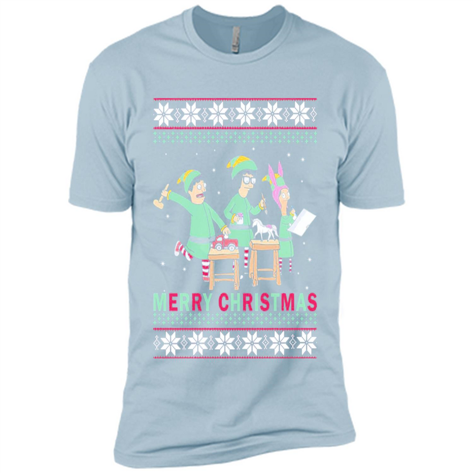 Bob’s burgers Elf Merry Christmas - Premium Short Sleeve T-Shirt