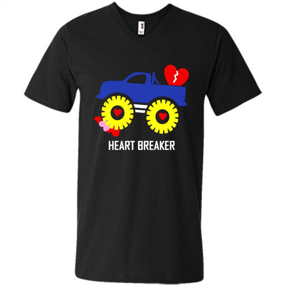 HEART BREAKER BLUE MONSTER TRUCK VALENTINE'S DAY