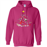 Merry And Bright Plumber Christmas Tree Shirt PINGPONG - Hoodie