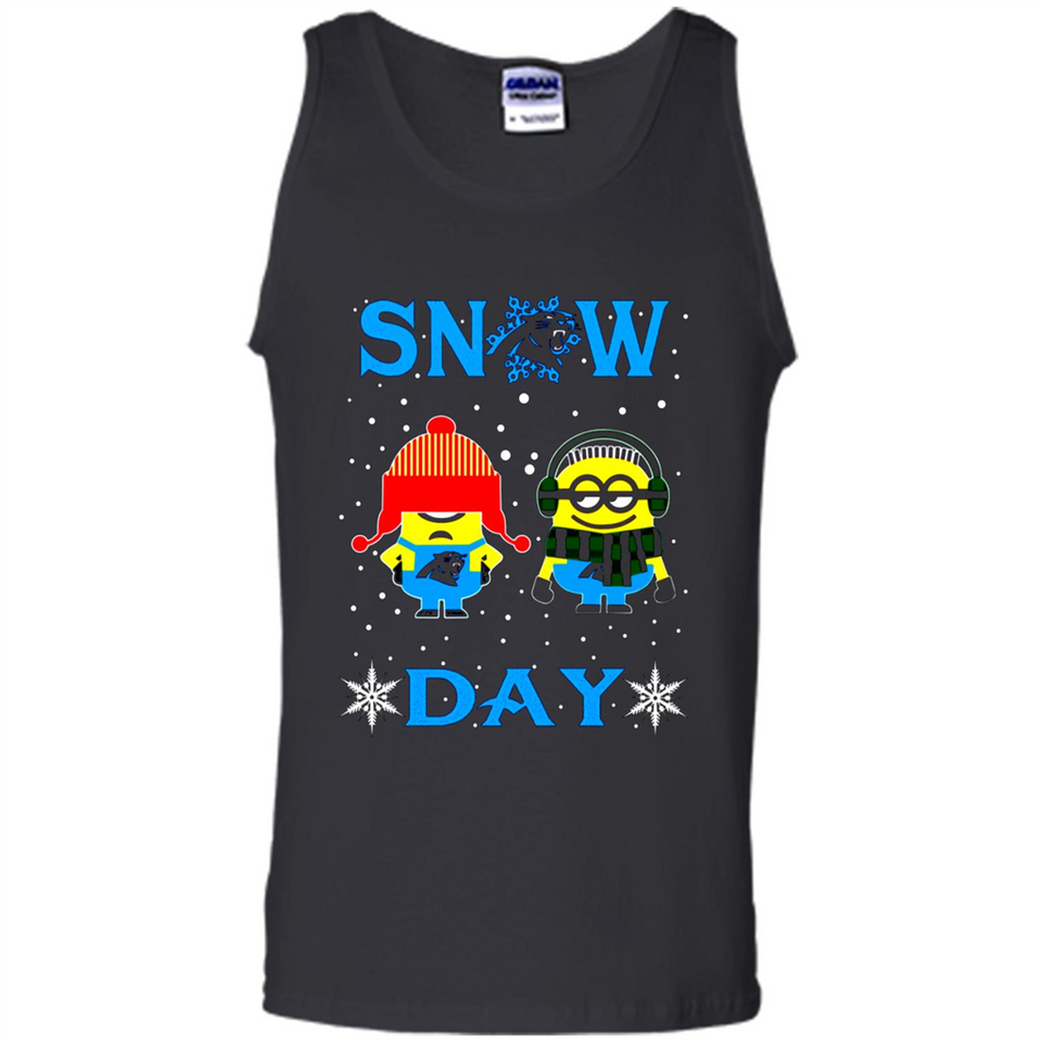 Snow Day Shirt For Carolina Panthers Vs Minion Fans pingpong