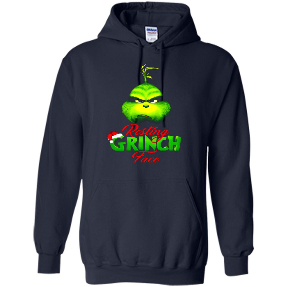 Resting Grinch Face Shirt PINGPONG - Hoodie