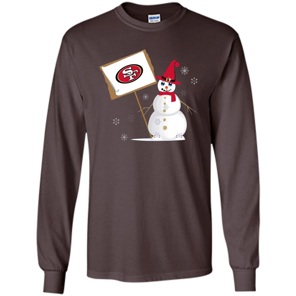 San Francisco 49ers Snowman Funny