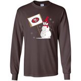 San Francisco 49ers Snowman Funny