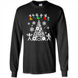 Funny Mechanics Ugly Christmas 2018 - Long Sleeve T-Shirt