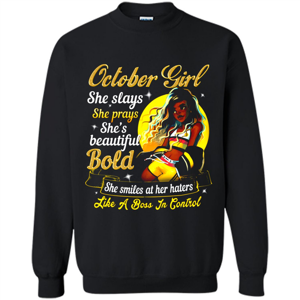 October Girl She Slays She Prays She's Beautiful PINGPONG