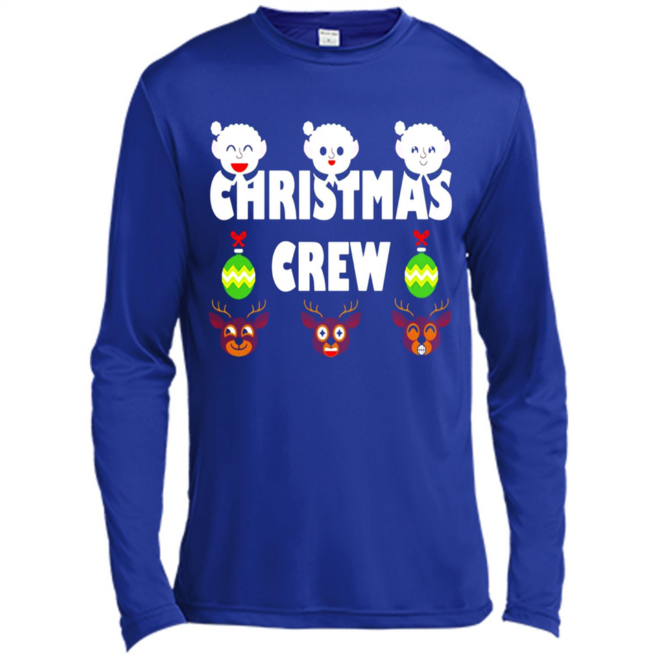 Christmas Crew Gifts Santa Elves Reindeer - Canvas Long Sleeve T-Shirt