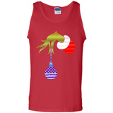 Grinch Holding American Flag ornament Christmas