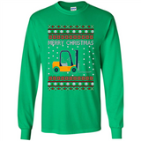 Merry Christmas Forklift ugly sweatshirt PINGPONG