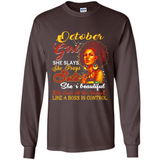 October Girl She Slays She Prays Beautiful Birthday PINGPONG