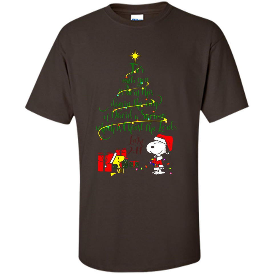 Snoopy Christmas Tree T-Shirt - Shirt