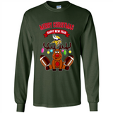 Minnesota Vikings NFL Reindeer Funny Merry Christmas And Happy New Year