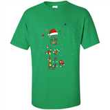 Rottweiler Santa Lights Christmas Dog Xmas Sweatshirt - Shirt