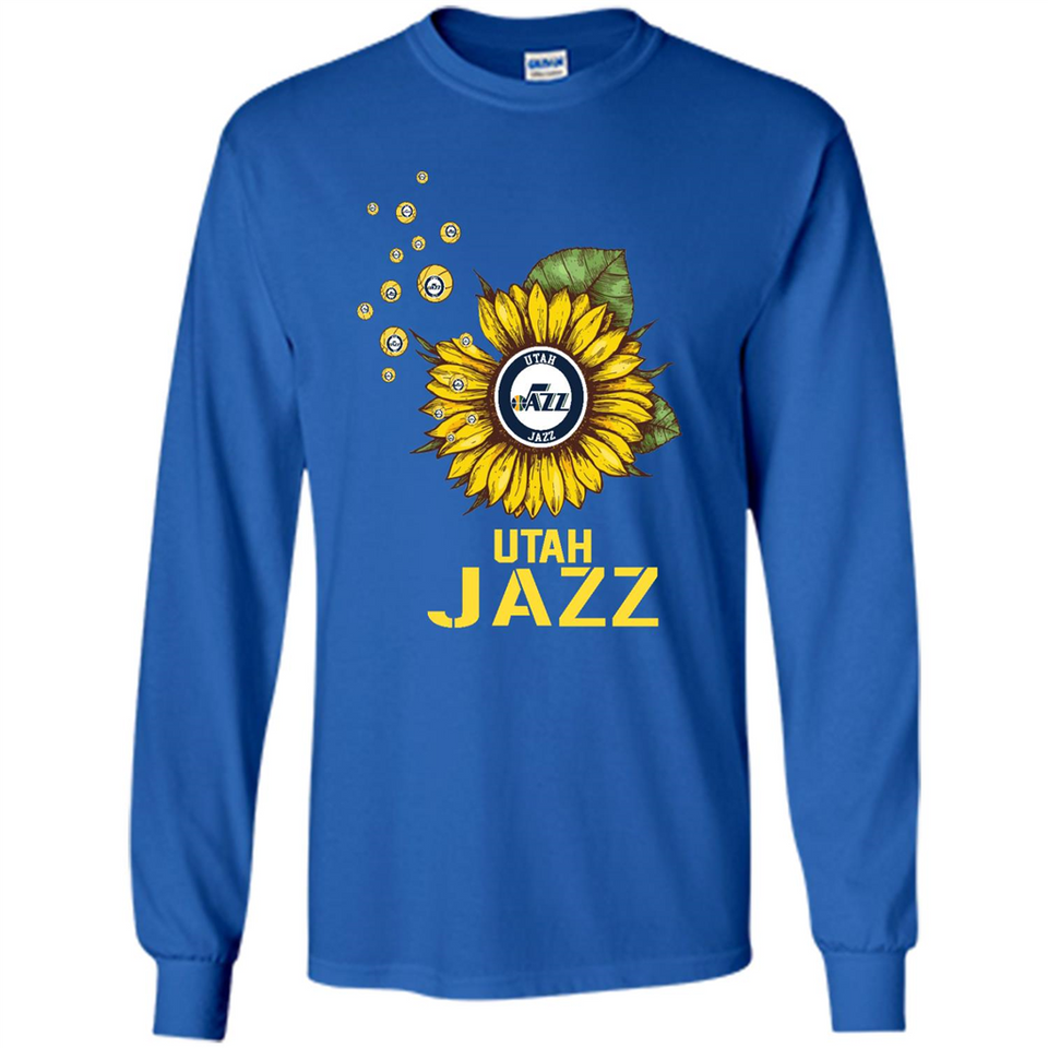 Utah Jazz Basketball Sunflower