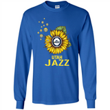 Utah Jazz Basketball Sunflower