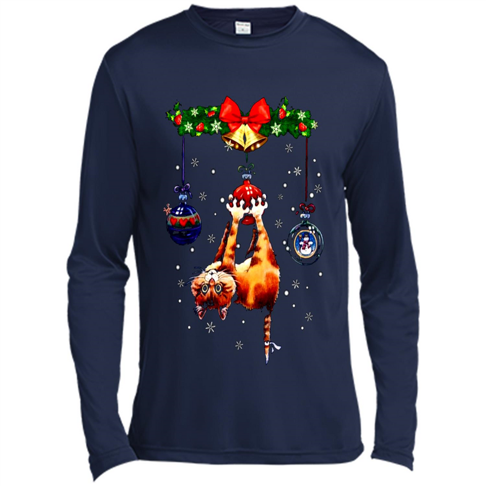 Merry Christmas Funny Cat Christmas sweater, sweater PINGPONG