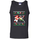 Santa vs Deer Football Ugly Christmas PINGPONG