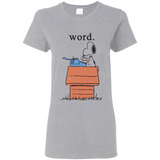 Snoopy Word - Ladies Short-Sleeve