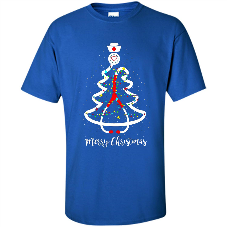 Christmas tree Nurse merry Christmas - Shirt