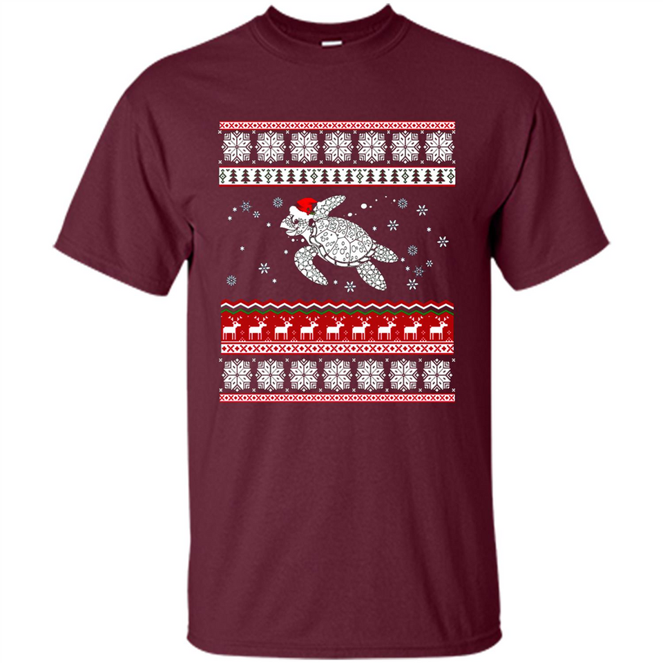Sea Turtle Ugly Christmas T-Shirt - Shirt