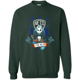 Brooklyn Nets Halloween The Nightmare Before Christmas - Sweatshirt