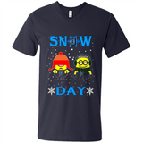 Snow Day Shirt For Detroit Tigers Vs Minion Fans pingpong
