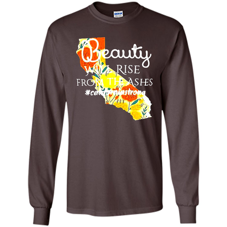Paradise California Strong Camp Fire Youth T-Shirt PINGPONG - Long Sleeve T-Shirt