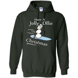 Snowman Snowboarder Tshirt Have Jolly Ollie Christmas