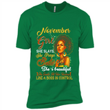 November Girl She Slays She Prays Beautiful Birthday PINGPONG