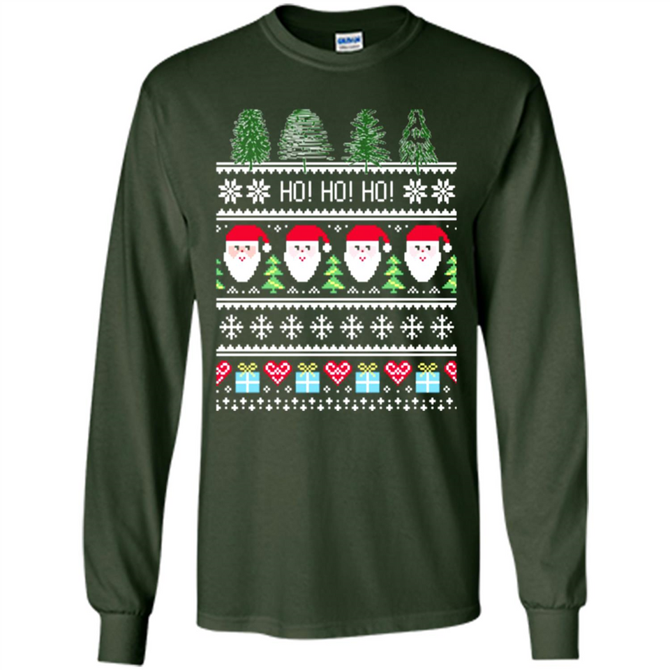 Ugly Merry Christmas Tree Santa Snowflakes