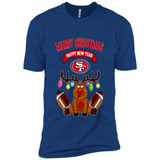 San Francisco 49ers NFL Reindeer Funny Merry Christmas And Happy New Year