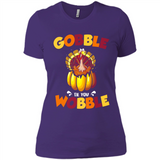 Gobble Til You Wobble Funny Thanksgiving Day Turkey