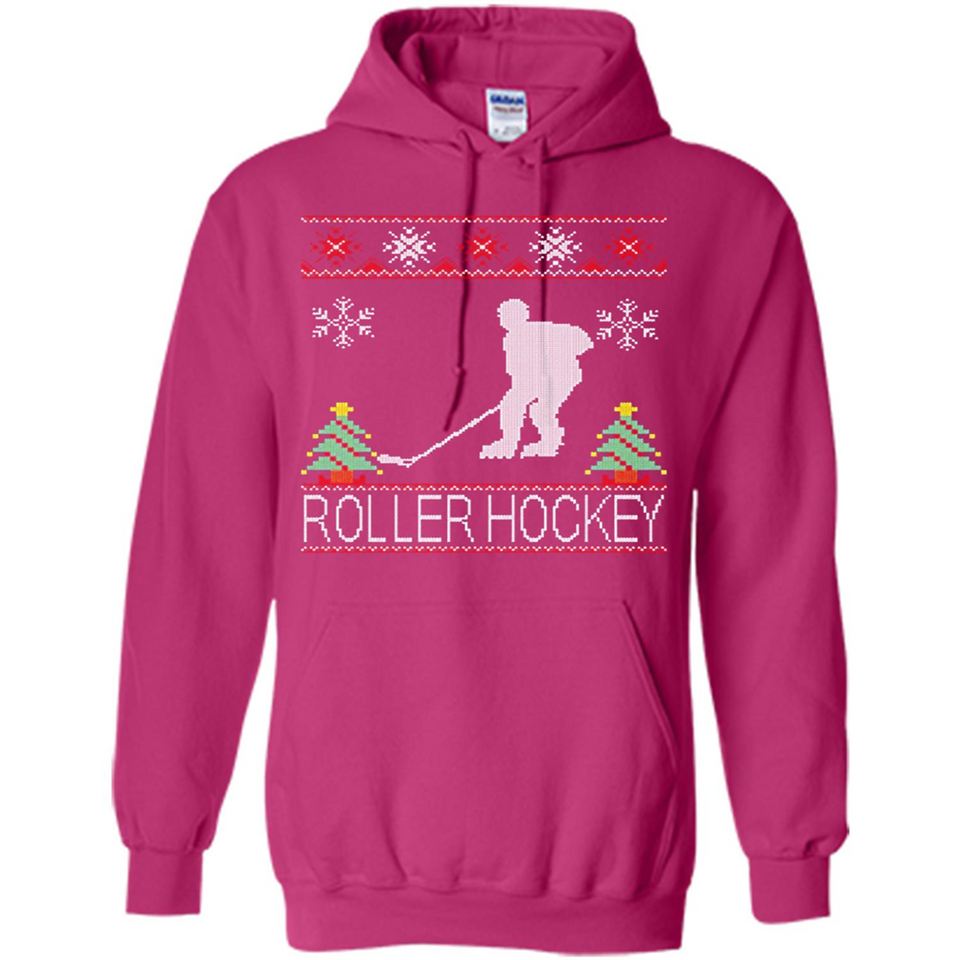 roller hockey Christmas ugly