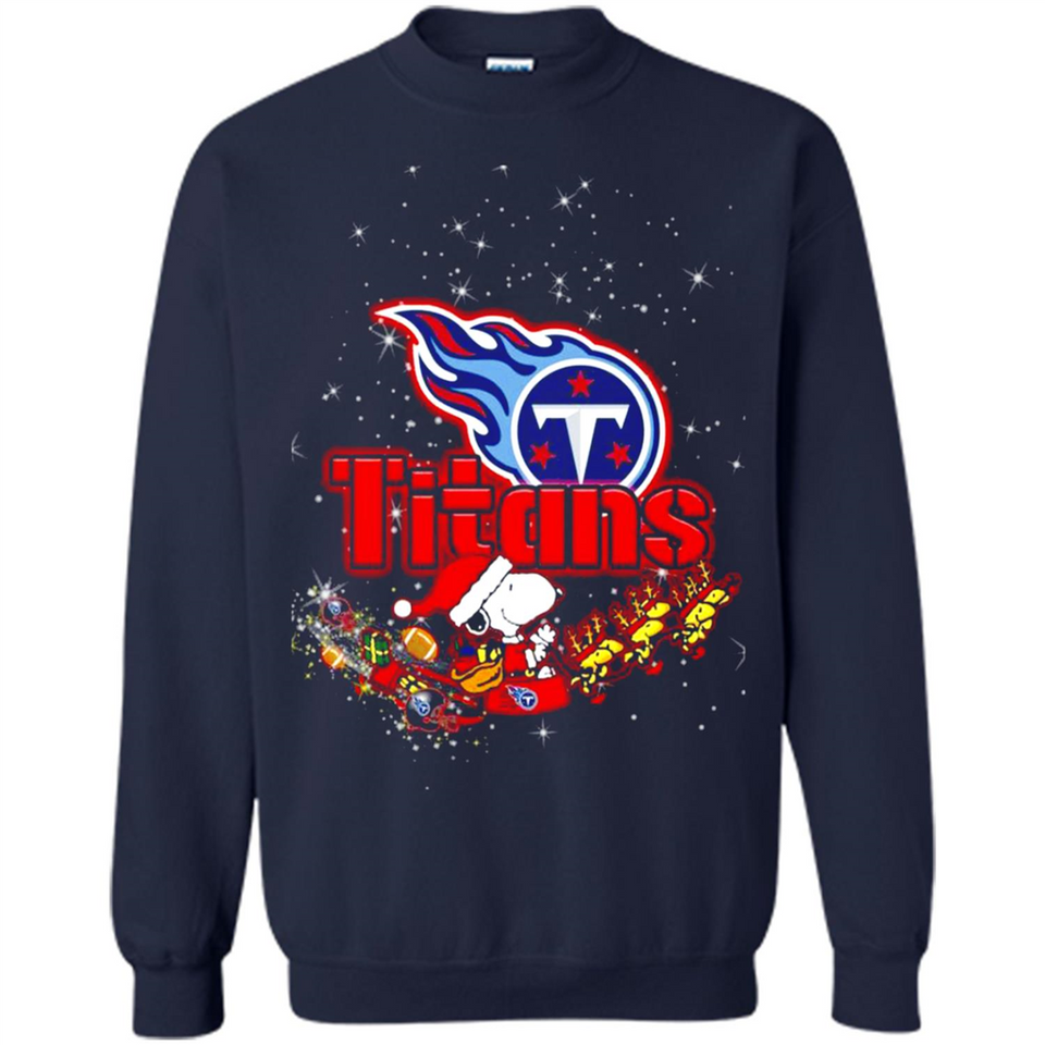 Snoopy Christmas Tennessee Titans - Sweatshirt