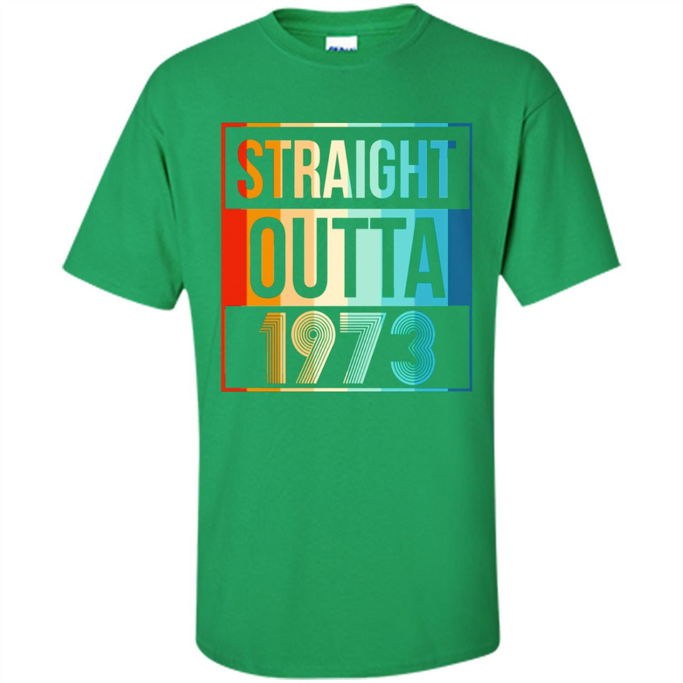 Retro Straight Outta 1973 45 Years Old - Shirt