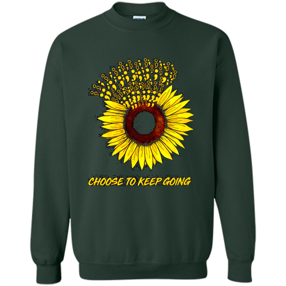 Semicolon Sunflower choose to keep going PINGPONG