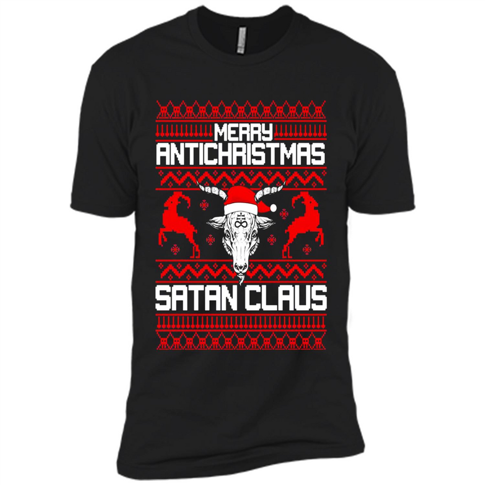 Merry Antichristmas Satan Claus - Premium Short Sleeve T-Shirt