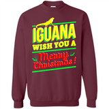 Iguana Wish You A Merry Christmas Animal - Sweatshirt