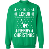 Vintage Tee For Women Men Graphic Shirts Lemur Ugly Christmas Sweater - Sweatshirt