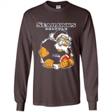 Grumpy Santa Claus Seahawks Seattle Football Team PINGPONG